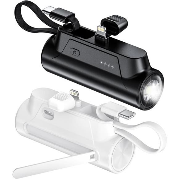 [2 Pack]Portable-Charger-Power-Bank - 8000mAh Small Portable Phone Charger